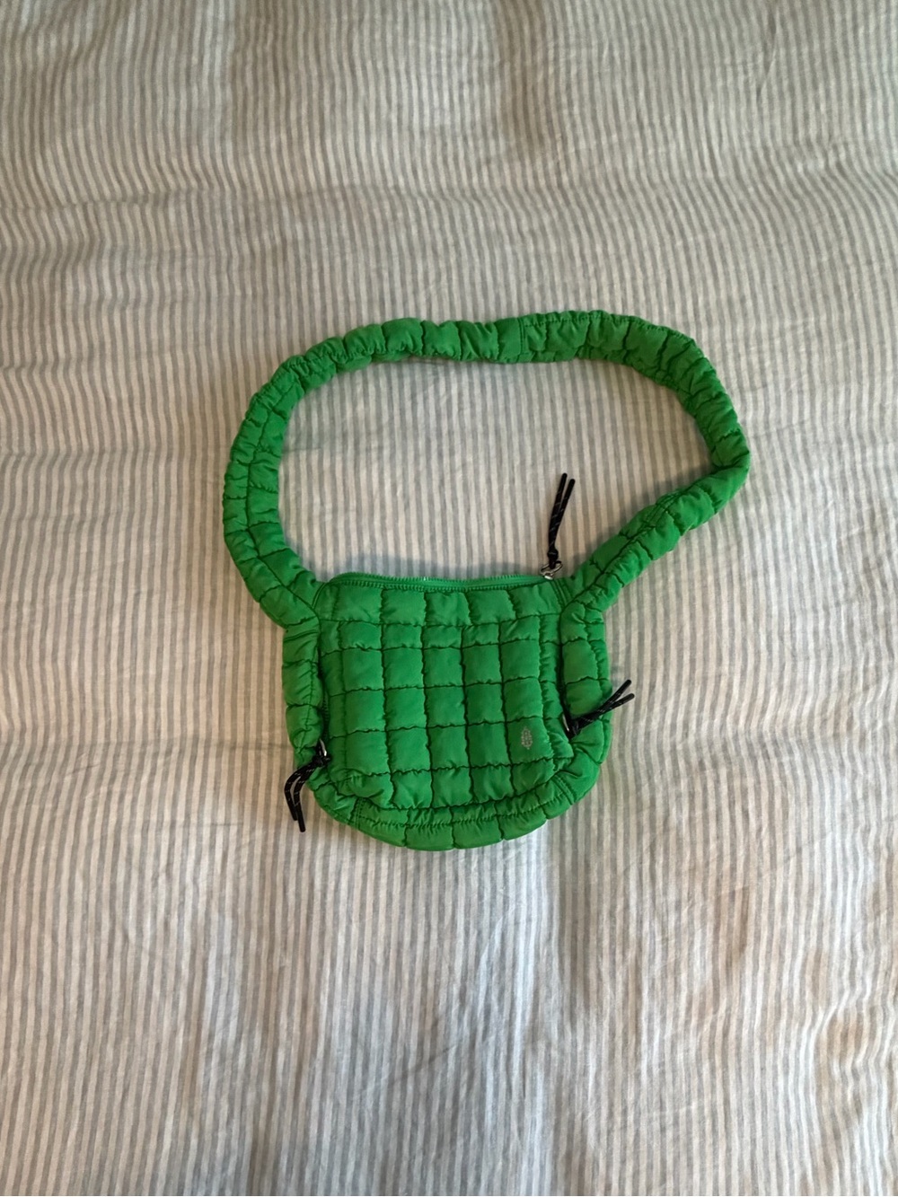 Free People Green Quilted Shoulder Bag - Women's Crossbody